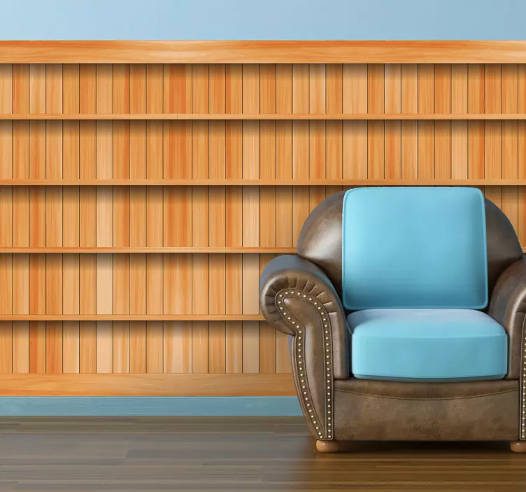 나무 선반 비닐 시트 스티커 - TenStickers