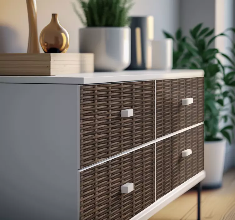 가구 스티커 가뭇 느껴지는 막대 막대기 - TenStickers