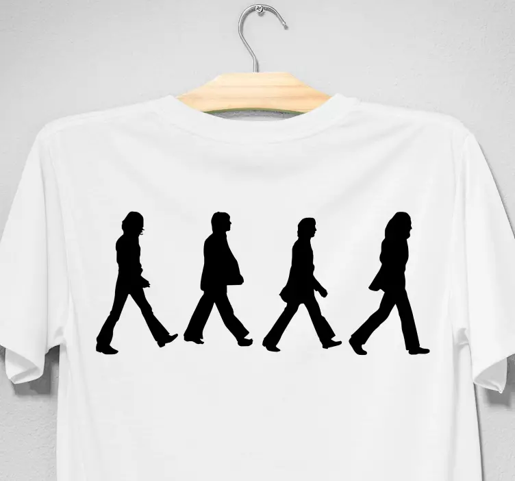 애비 로드 워크 커스텀 티셔츠 - TenStickers