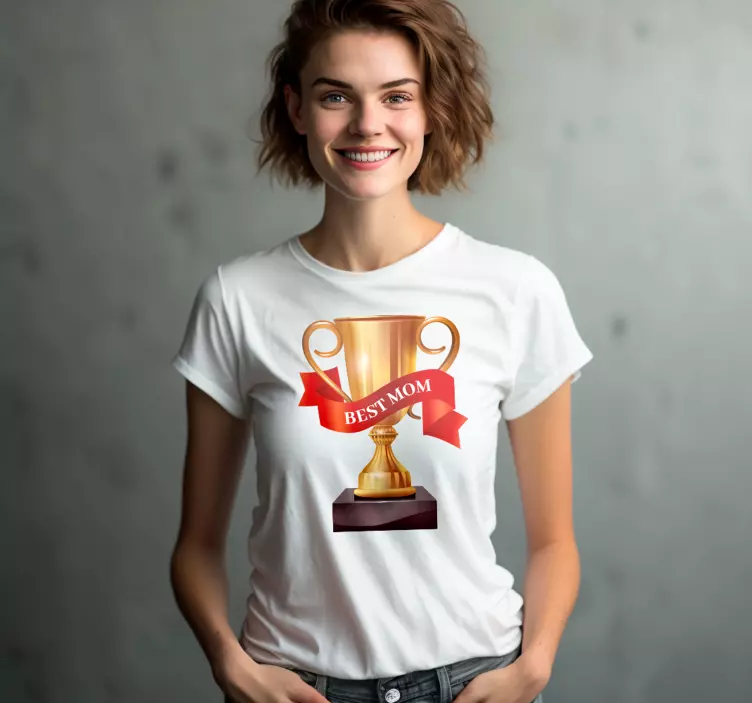 최고의 엄마 어머니의 날 티셔츠 - TenStickers