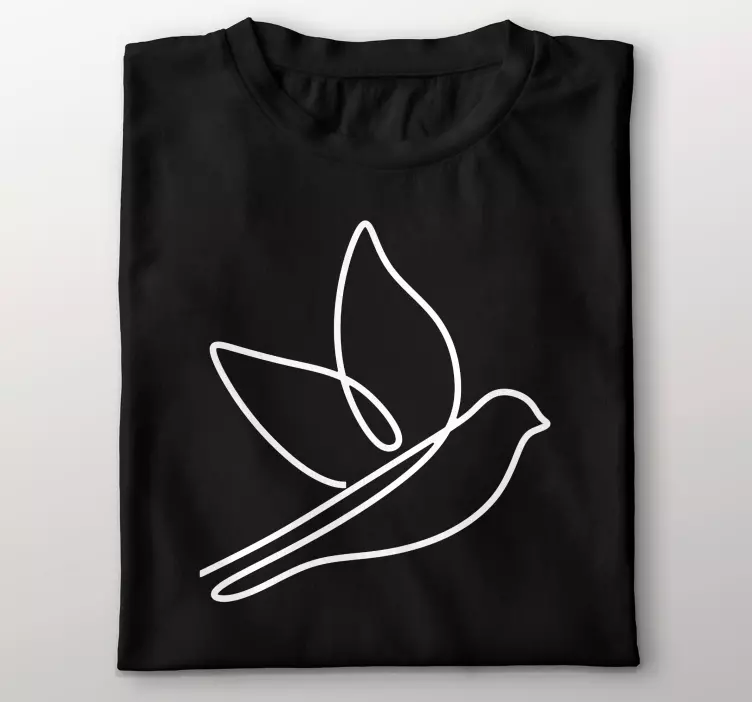 라인 아트 무료 새 맞춤 티셔츠 - TenStickers