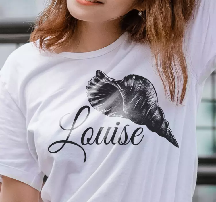 맞춤 조개 맞춤 티셔츠 - TenStickers