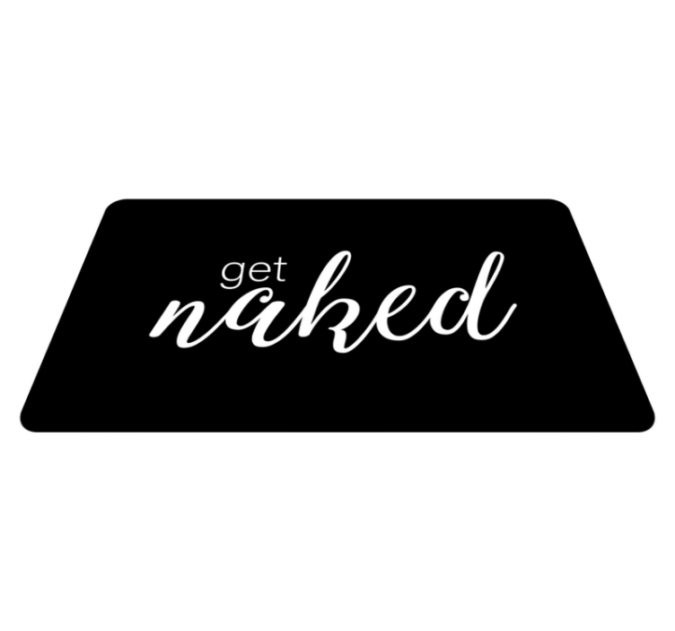 욕실용 비닐 카펫 get naked - TenStickers