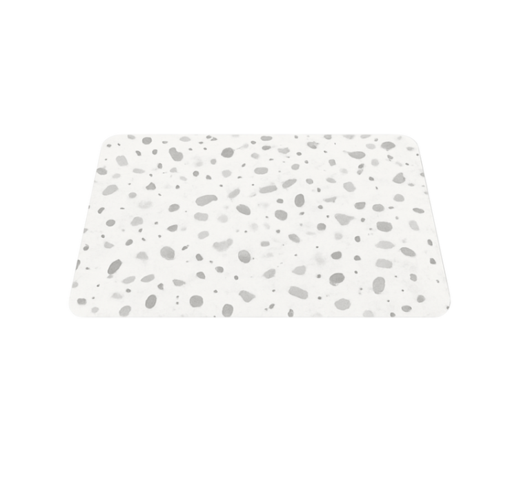 대리석 비닐 러그 회색 테라조 효과 - TenStickers