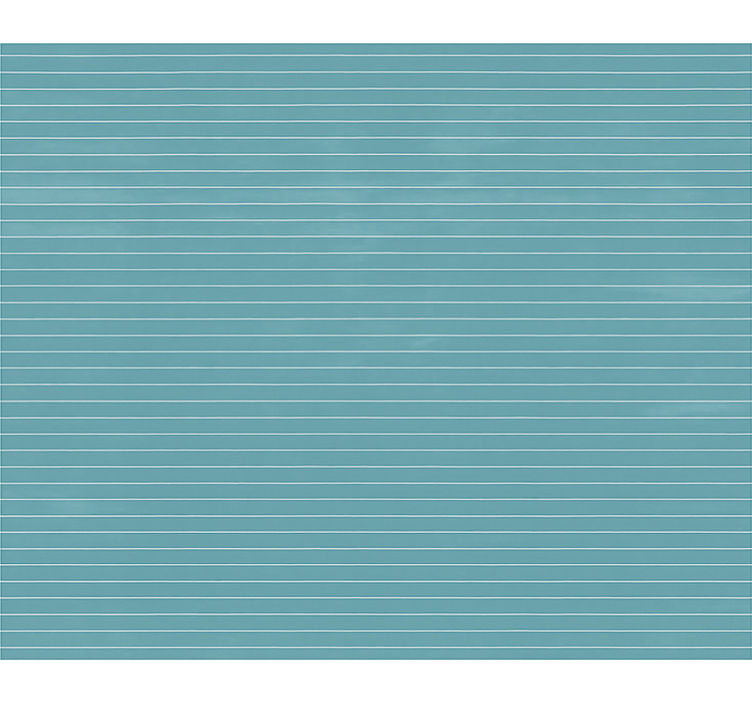 파란색 비닐 카펫 가로 줄무늬 디자인 - TenStickers