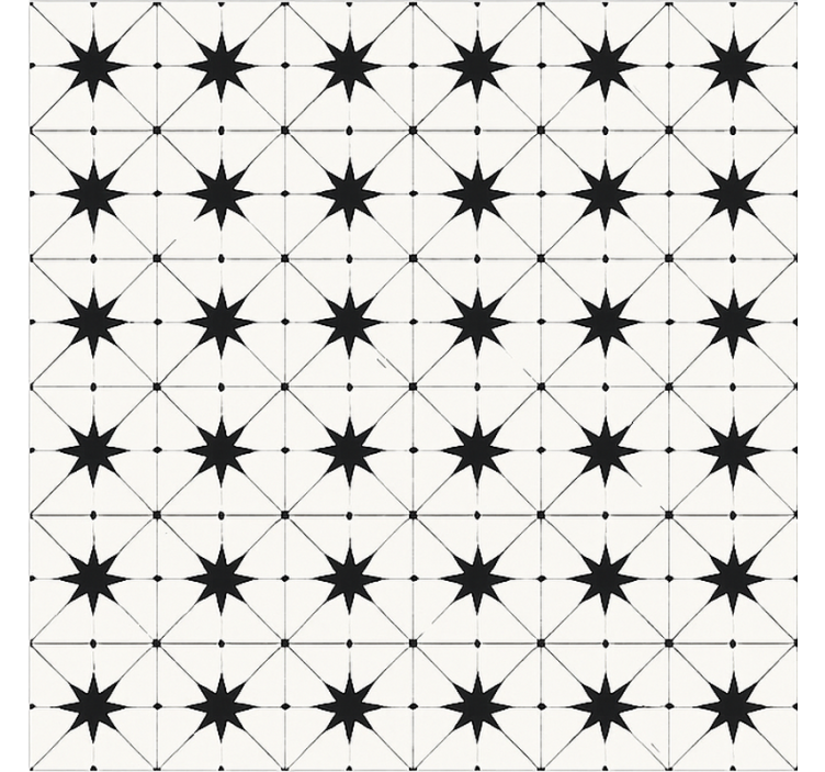레스토랑용 비닐 카펫 앙코스틱 별 무늬 - TenStickers