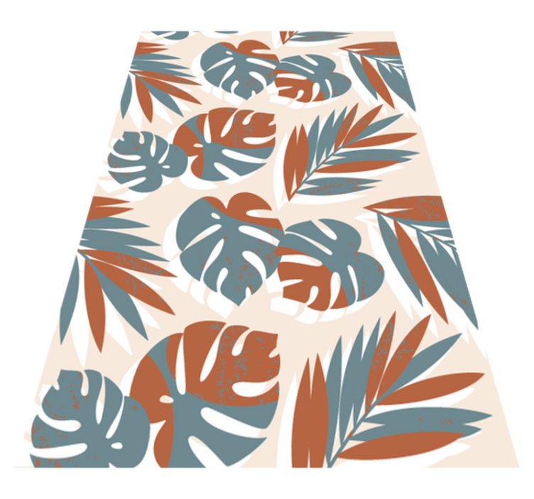 비닐 카펫 꽃과 식물 유리용 대형 녹색 괴물 식물 - TenStickers