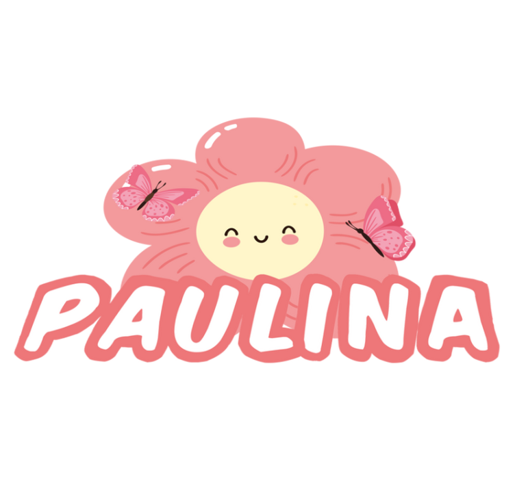 비닐 카펫 꽃과 식물 이름이 있는 꽃과 나비 - TenStickers