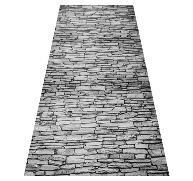 레스토랑용 비닐 카펫 정리된 벽돌 - TenStickers