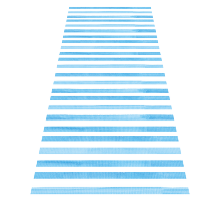 비닐 주방 카펫 파란색 질감 체크 디자인 - TenStickers