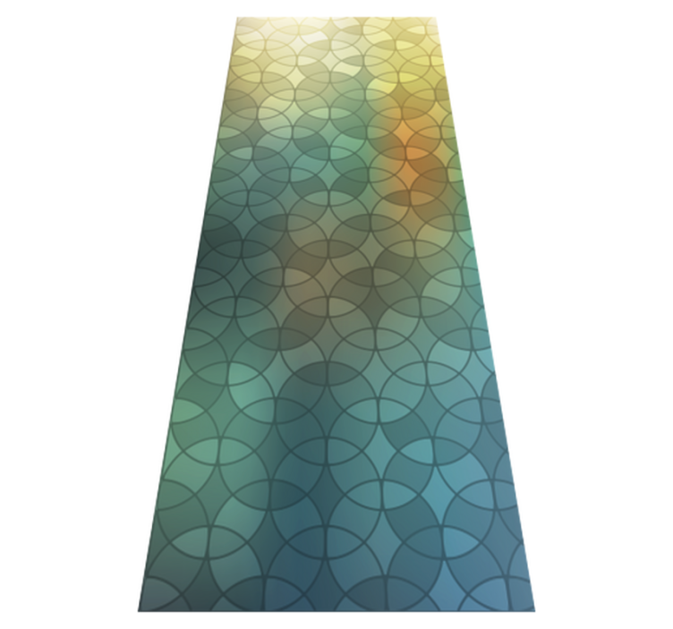 욕실용 비닐 카펫 3d 유리 효과 - TenStickers