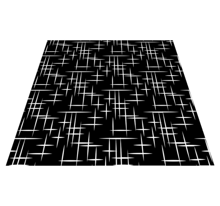 욕실용 비닐 카펫 현대적 선 디자인 - TenStickers