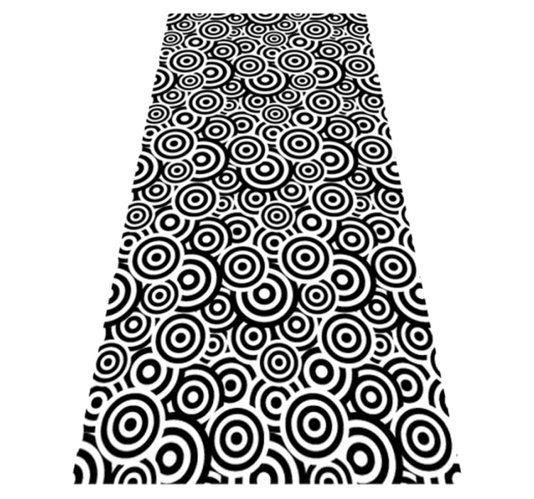 욕실용 비닐 카펫 원형 패턴 - TenStickers