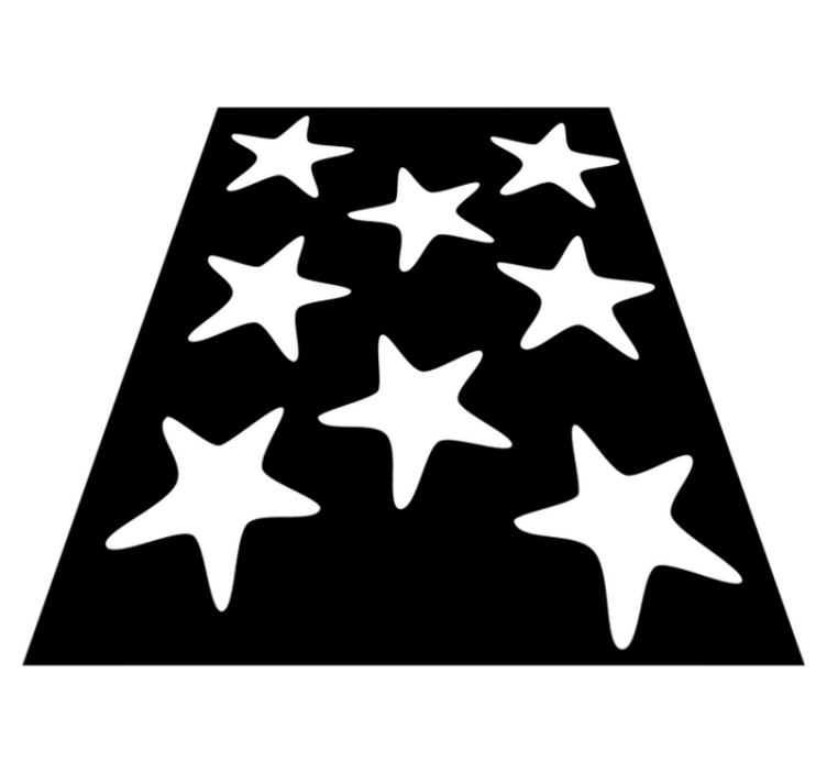 욕실용 비닐 카펫 바다 별 디자인 - TenStickers