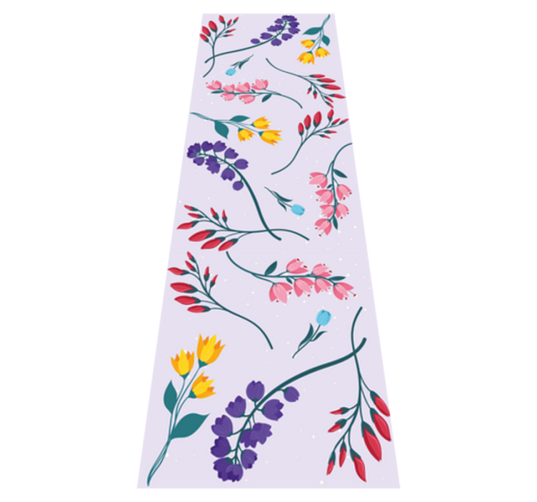 비닐 카펫 꽃과 식물 정원 미니멀리즘 식물 꽃 - TenStickers