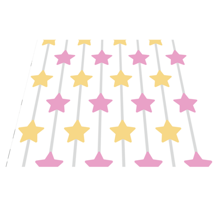 별이있는 비닐 카펫 환상적인 달콤함 - TenStickers