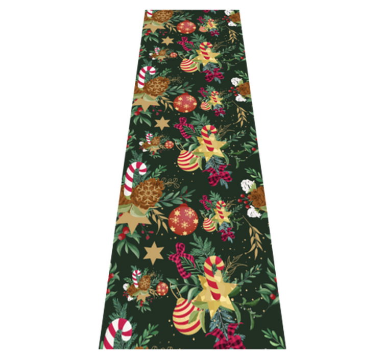비닐 크리스마스 카펫 가지 크리스마스 장식 - TenStickers