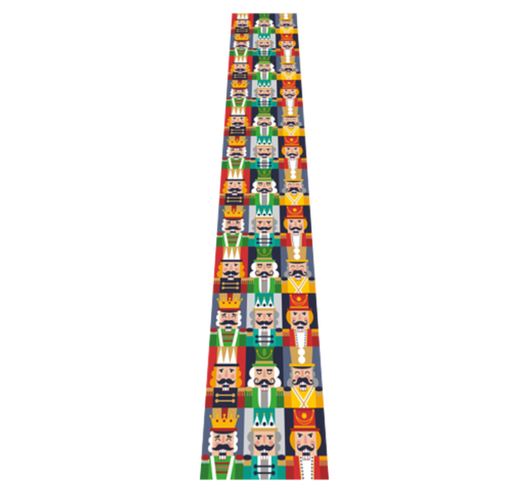 비닐 크리스마스 카펫 너트크래커 액자 - TenStickers