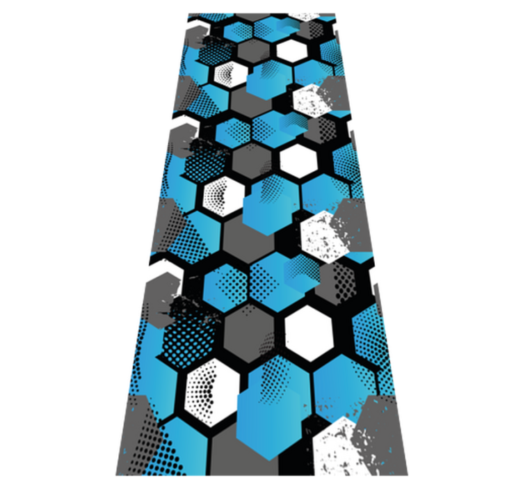 침실용 비닐 카펫 추상 그라데이션 축구 배경 - TenStickers