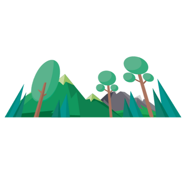 비닐 카펫 자연 크리스티아니아 덴마크 - TenStickers