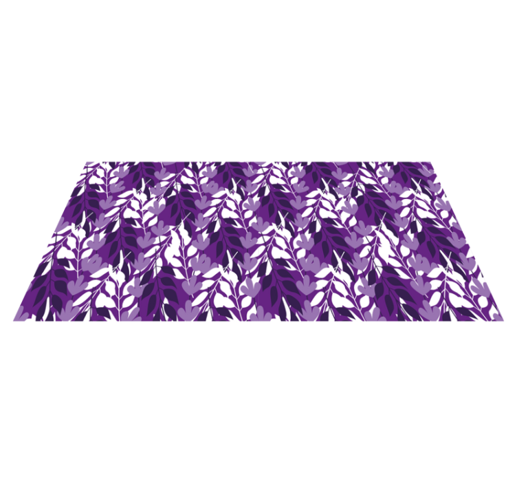 비닐 카펫 자연 잎 무늬 모티프 - TenStickers