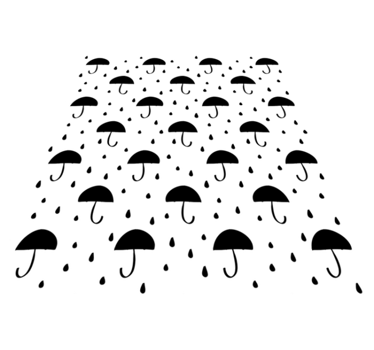 기하학적 효과 비닐 카펫 빗방울 색종이 - TenStickers