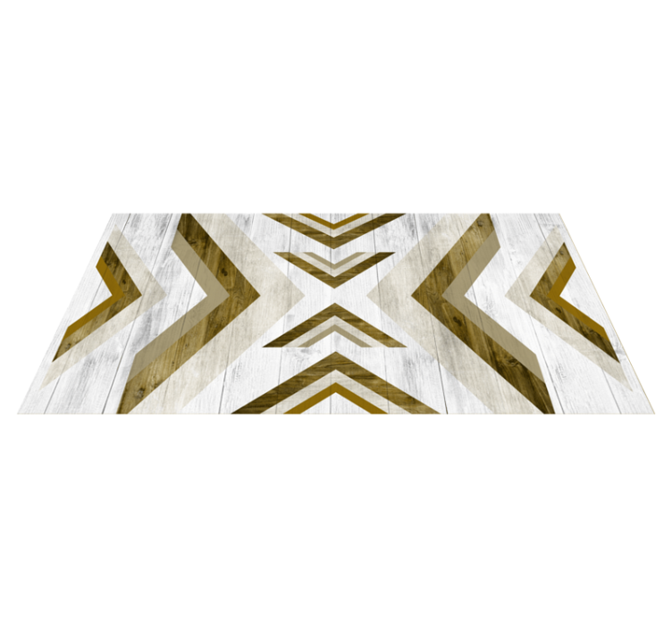 기하학적 효과 비닐 카펫 구조화된 책상 커버 - TenStickers