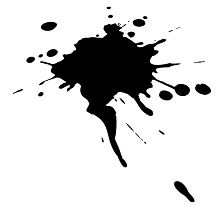 기하학적 효과 비닐 카펫 스플래시 효과 그래픽 - TenStickers