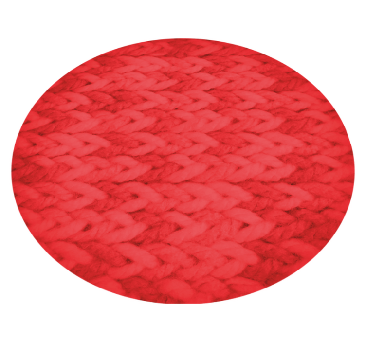 기하학적 효과 비닐 카펫 둥근 질감 패턴 - TenStickers