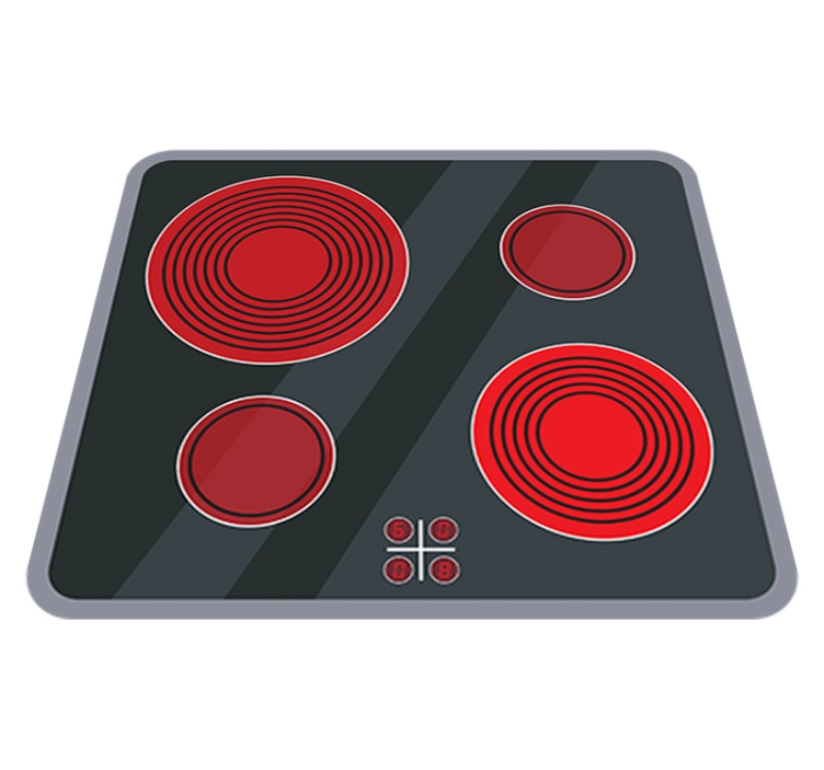 어린 이용 비닐 카펫 주방 세라믹용 - TenStickers