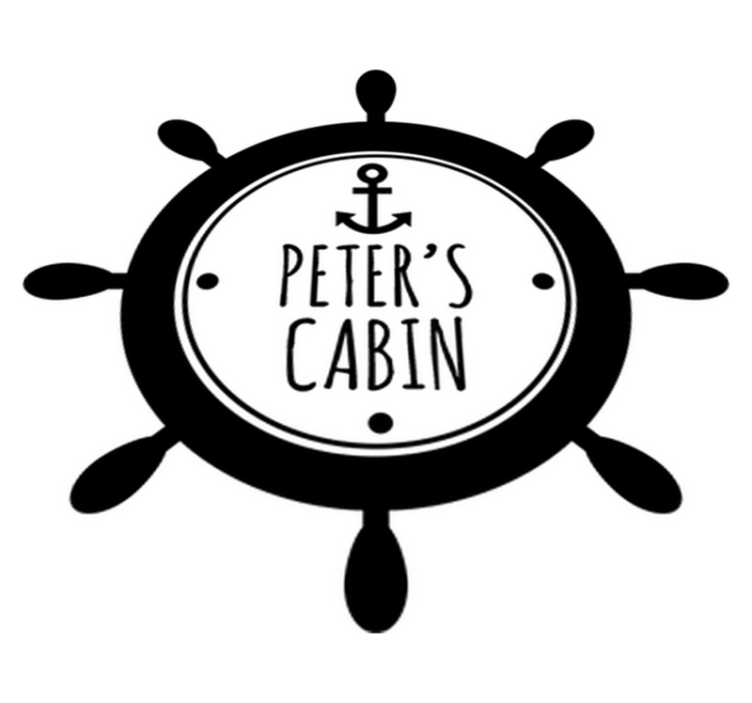 어린 이용 비닐 카펫 개인화 가능한 영국 선실 문비닐 - TenStickers