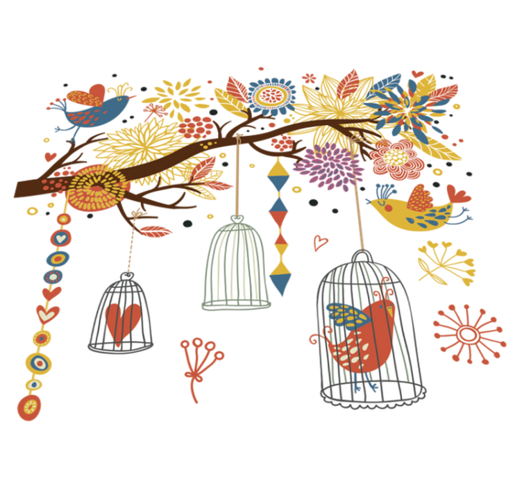 어린 이용 비닐 카펫 새 정원 장식 비닐 - TenStickers