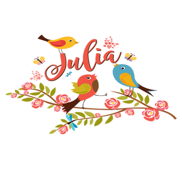 어린 이용 비닐 카펫 봄꽃 그림 디자인 - TenStickers