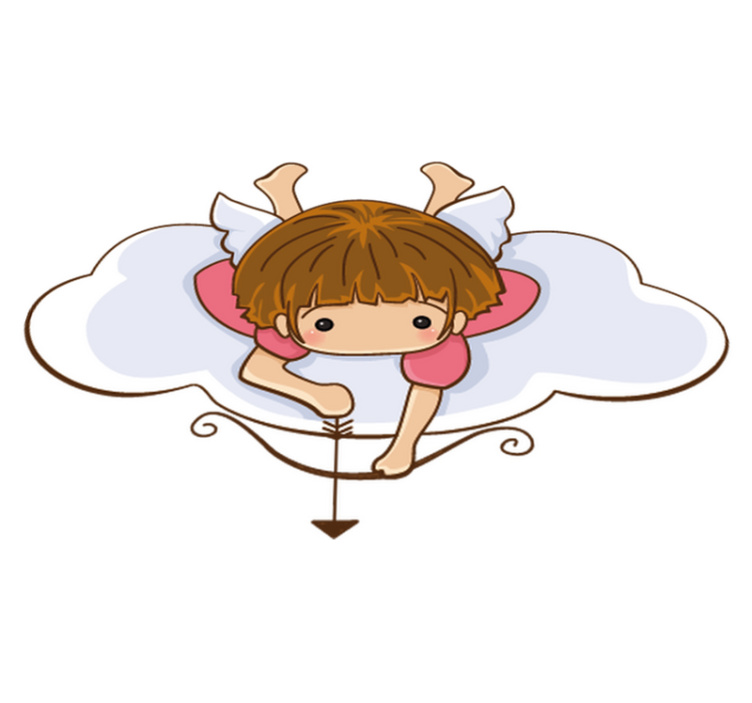 어린 이용 비닐 카펫 천사 디자인 - TenStickers