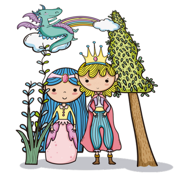 어린 이용 비닐 카펫 마법의 세계 - TenStickers