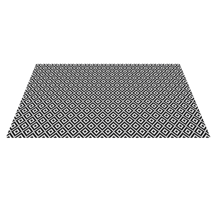 부족 광장 기하학적 민족 비닐 깔 개 - TenStickers
