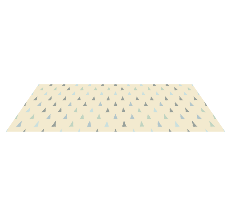 줄무늬 비닐 카펫 기하학적 삼각형 모양 - TenStickers
