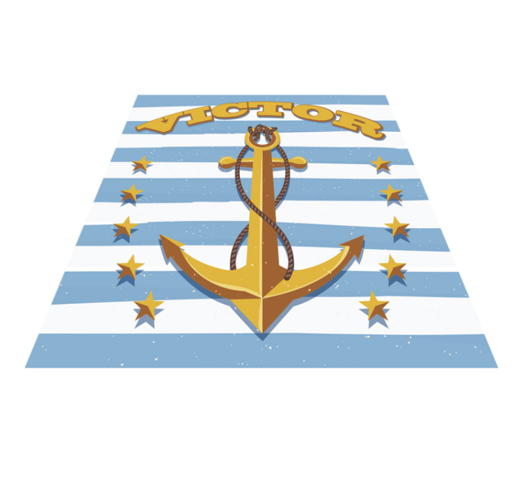 이름이있는 비닐 카펫 해상 맞춤형 - TenStickers