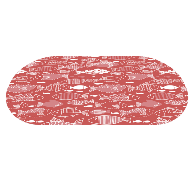 비닐 카펫 동물 물고기 무늬 장식 - TenStickers