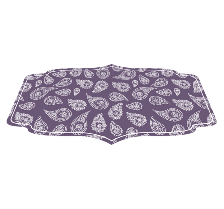 만다라 비닐 카펫 페이즐리 만다라 모티브 - TenStickers