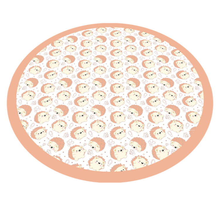 비닐 카펫 보육 사자 원형 패턴 - TenStickers