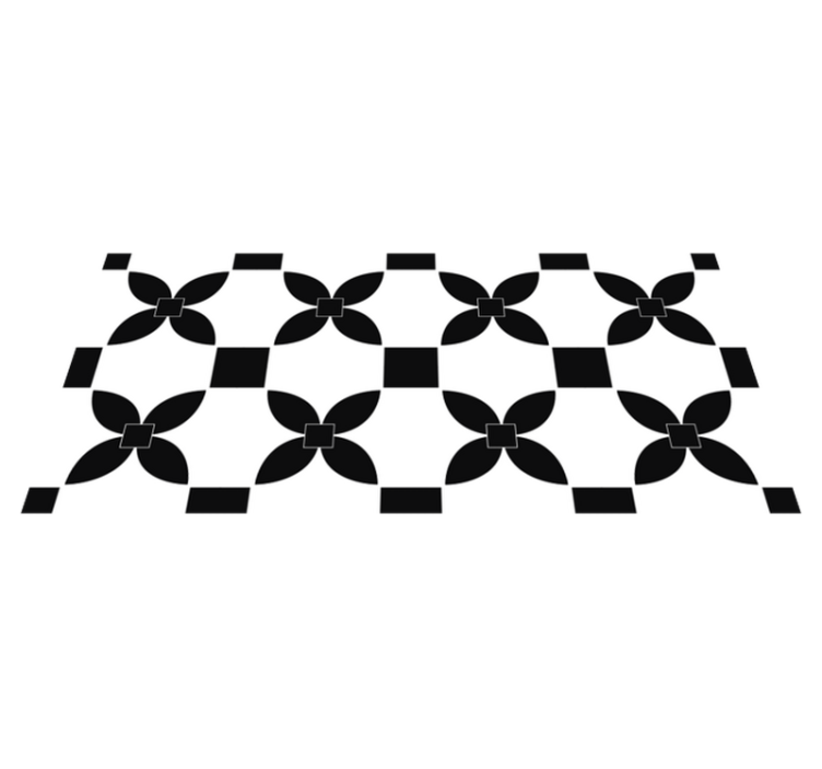 비닐 주방 카펫 단색 타일링 - TenStickers