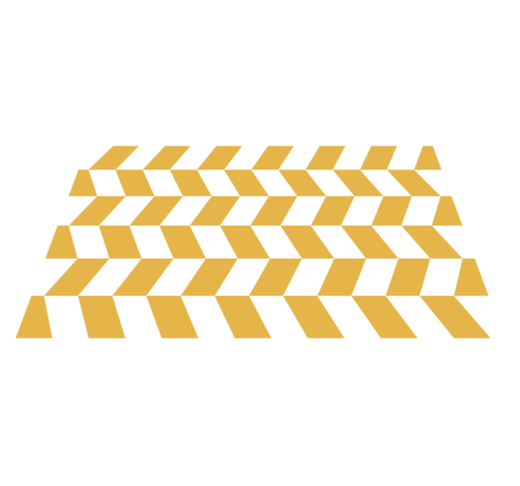 줄무늬 비닐 카펫 기하학적 헤링본 - TenStickers