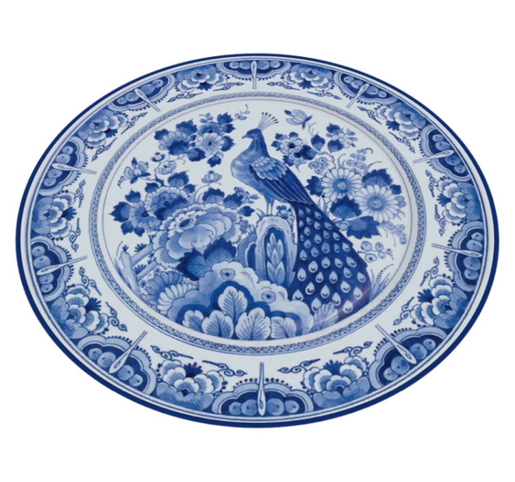 Delftware 공작 타일 카펫 - TenStickers
