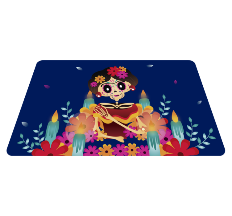 할로윈 비닐 카펫 축제 해골 - TenStickers