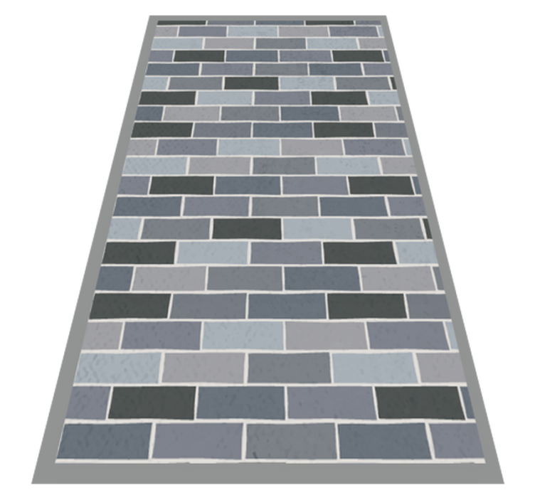 비닐 카펫 기타 텍스처 벽돌 패턴 - TenStickers