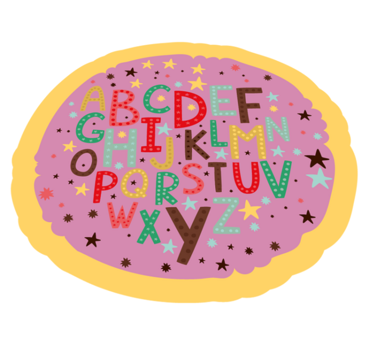 알파벳 비닐 카펫 교육 알파벳 - TenStickers