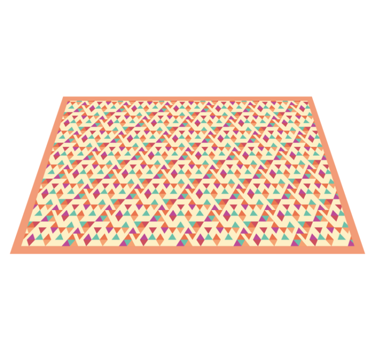 모자이크 효과 비닐 카펫 모자이크 무늬 러너 - TenStickers