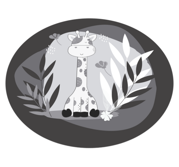 비닐 카펫 보육 기린 보육 테마 - TenStickers