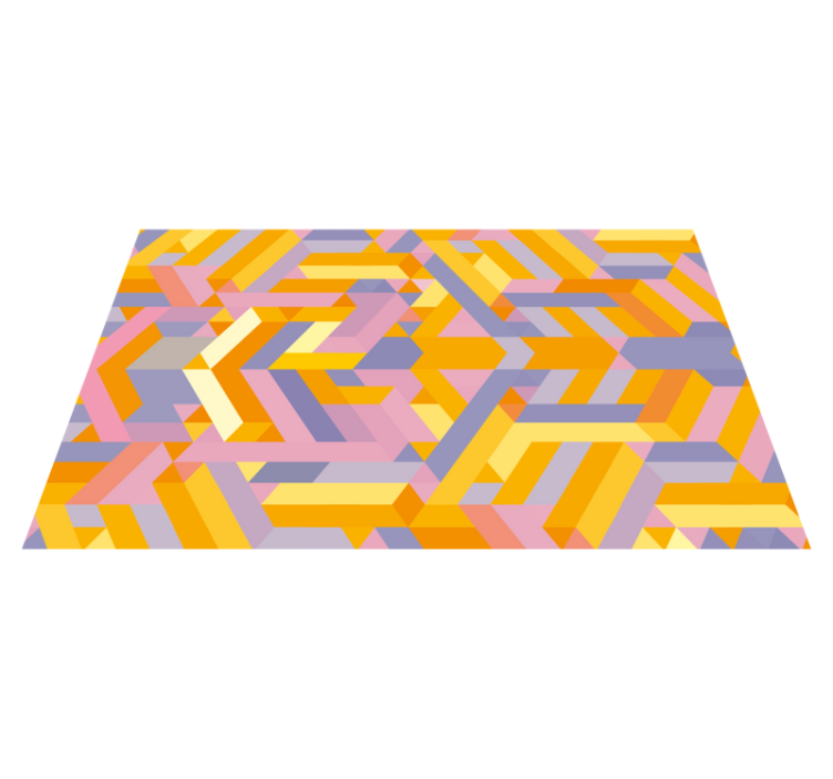 컬러 시멘트 돌 바닥 타일 - TenStickers